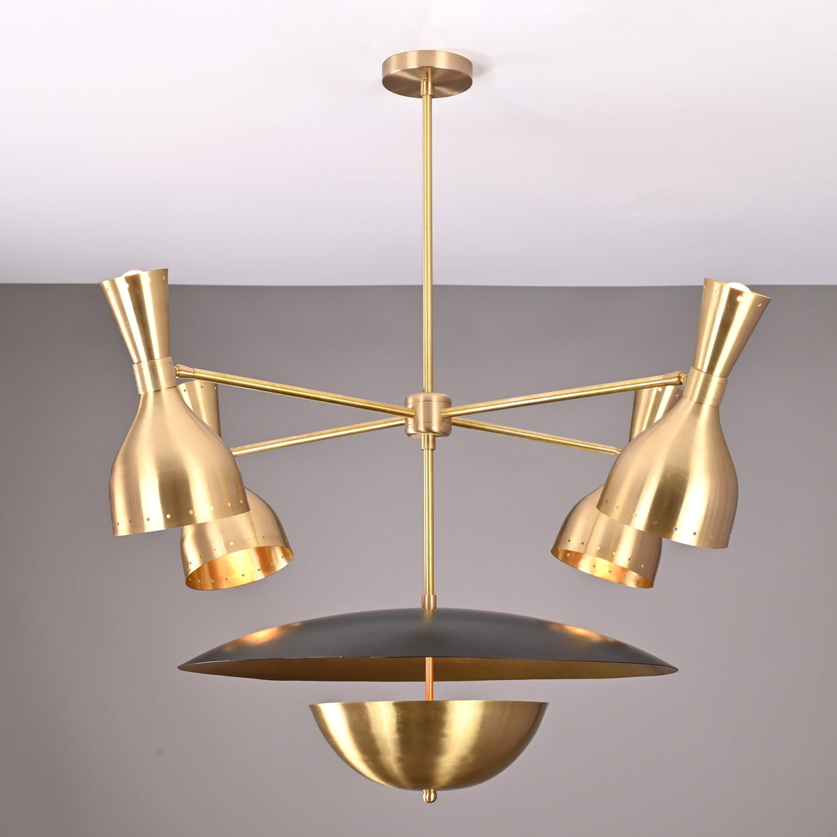 Stockholm Pivot - Diabolo Mid-century Chandelier - 11 Lights - 32383