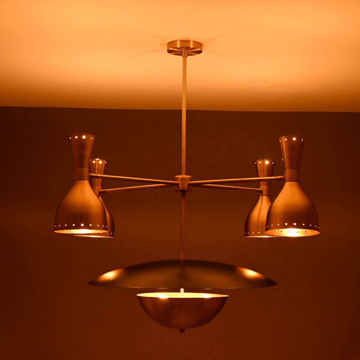 Stockholm Pivot - Diabolo Mid-century Chandelier - 11 Lights - 32383