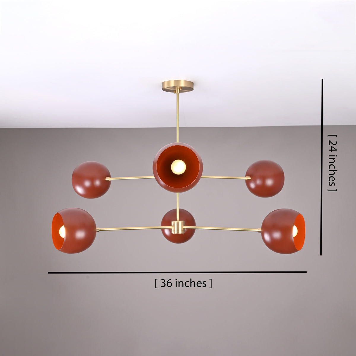 Havana Halo - Pendant Chandelier - 6 Lights - 32384