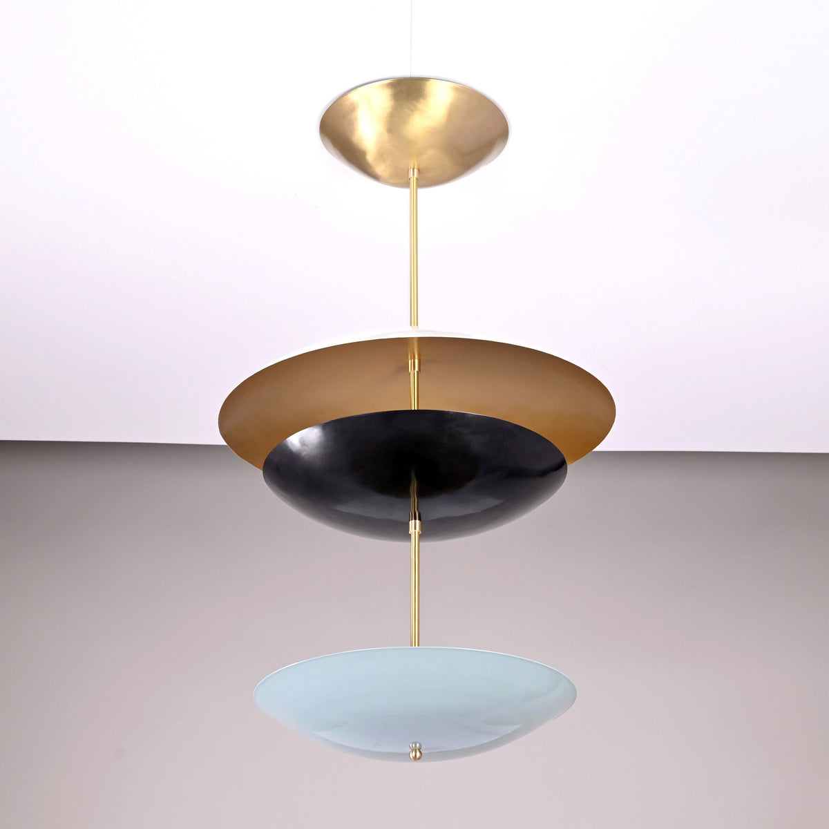 Oslo Cascade  -  Uplifting Brass Chandelier - 10 Lights - 32393