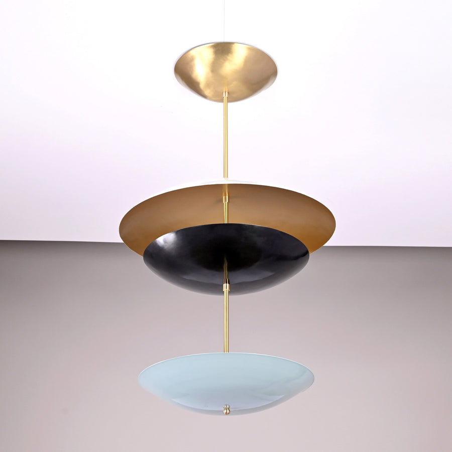 Oslo Cascade  -  Uplifting Brass Chandelier - 10 Lights - 32393
