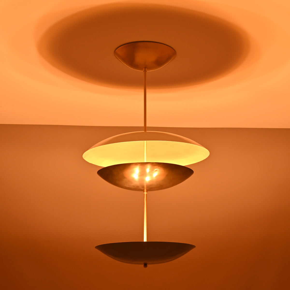 Oslo Cascade  -  Uplifting Brass Chandelier - 10 Lights - 32393