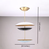 Oslo Cascade  -  Uplifting Brass Chandelier - 10 Lights - 32393