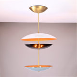 Oslo Cascade  -  Uplifting Brass Chandelier - 10 Lights - 32393