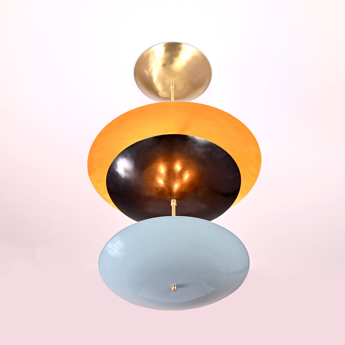 Oslo Cascade  -  Uplifting Brass Chandelier - 10 Lights - 32393