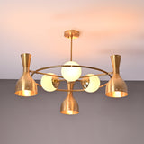 Kyoto Pivot - Diabolo Mid-century Chandelier - 9 Lights - 32395