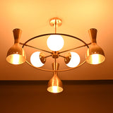 Kyoto Pivot - Diabolo Mid-century Chandelier - 9 Lights - 32395