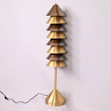 Havana Floor - Brass Floor Lamp - 24 Lights - 32396