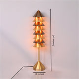 Havana Floor - Brass Floor Lamp - 24 Lights - 32396
