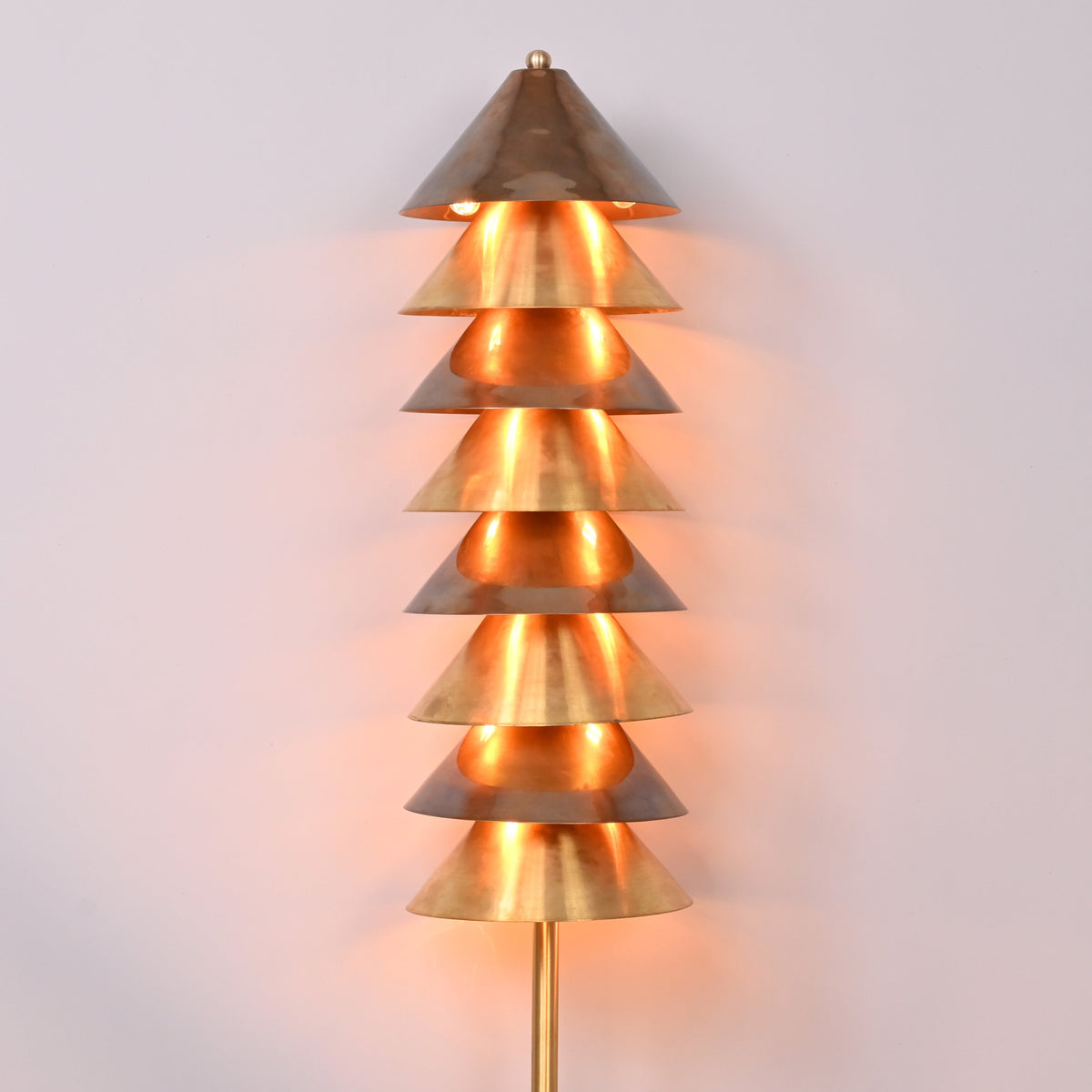 Havana Floor - Brass Floor Lamp - 24 Lights - 32396