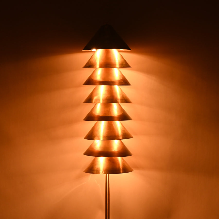 Havana Floor - Brass Floor Lamp - 24 Lights - 32396
