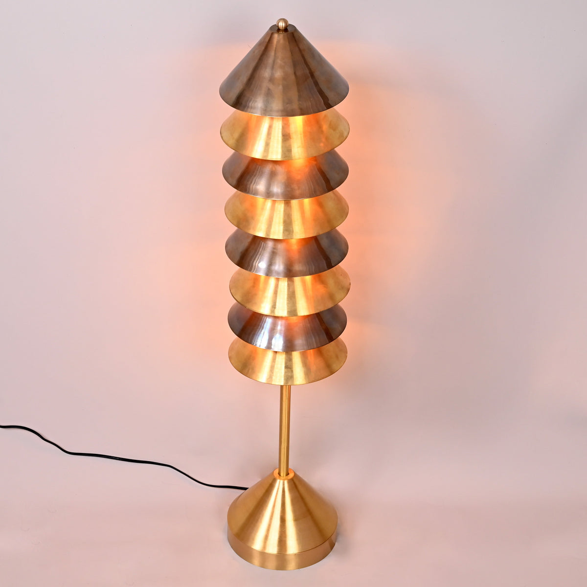 Havana Floor - Brass Floor Lamp - 24 Lights - 32396