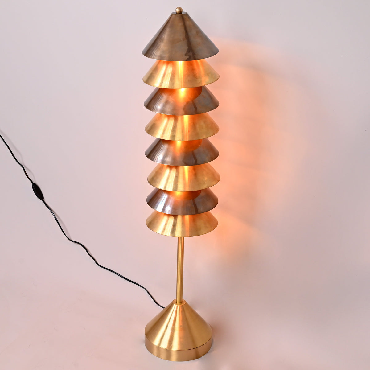 Havana Floor - Brass Floor Lamp - 24 Lights - 32396