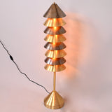 Havana Floor - Brass Floor Lamp - 24 Lights - 32396
