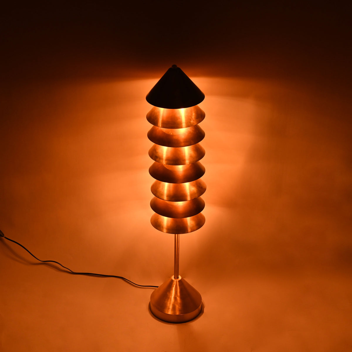 Havana Floor - Brass Floor Lamp - 24 Lights - 32396
