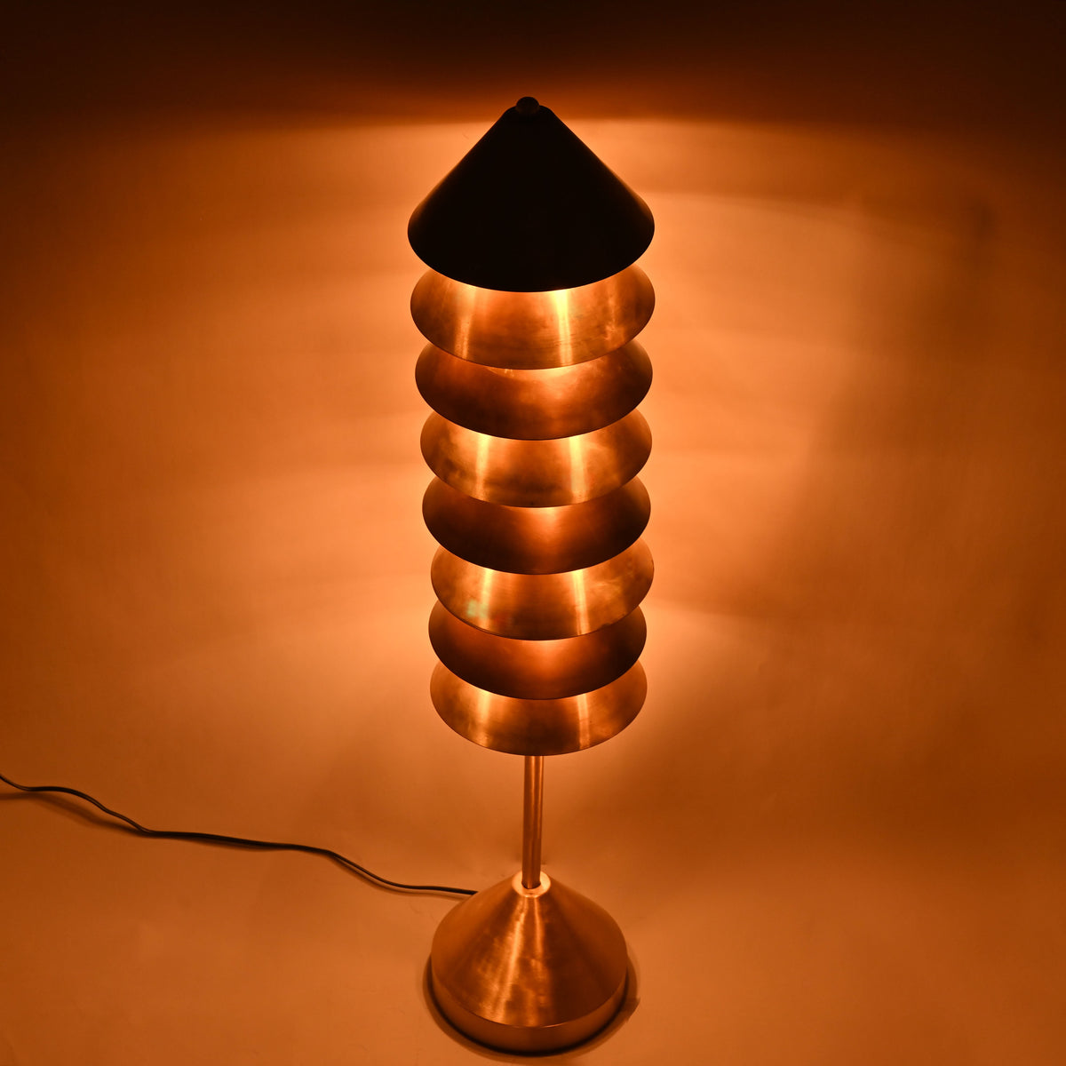 Havana Floor - Brass Floor Lamp - 24 Lights - 32396