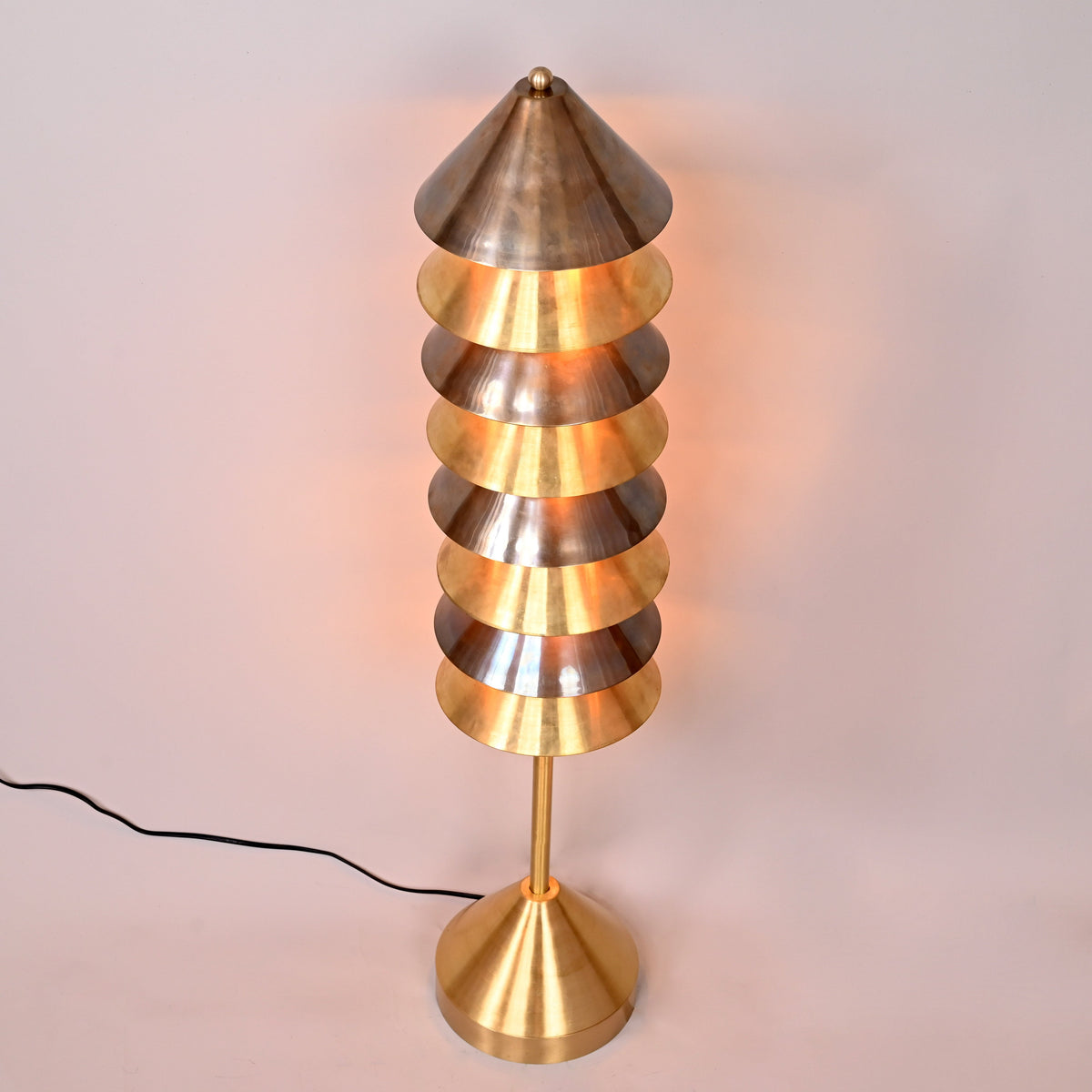 Havana Floor - Brass Floor Lamp - 24 Lights - 32396