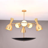 Prague Pivot - Diabolo Brass Chandelier - 14 Lights - 32397