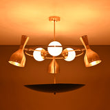 Prague Pivot - Diabolo Brass Chandelier - 14 Lights - 32397