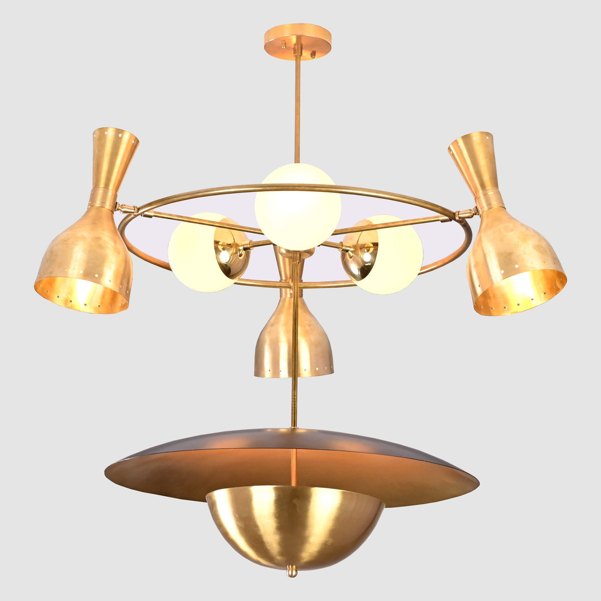 Havana Pivot - Diabolo Pendant Chandelier - 12 Lights - 32398