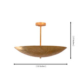 Siena Petite Disc Chandelier Mid Century Modern Ceiling Light - Model 32406