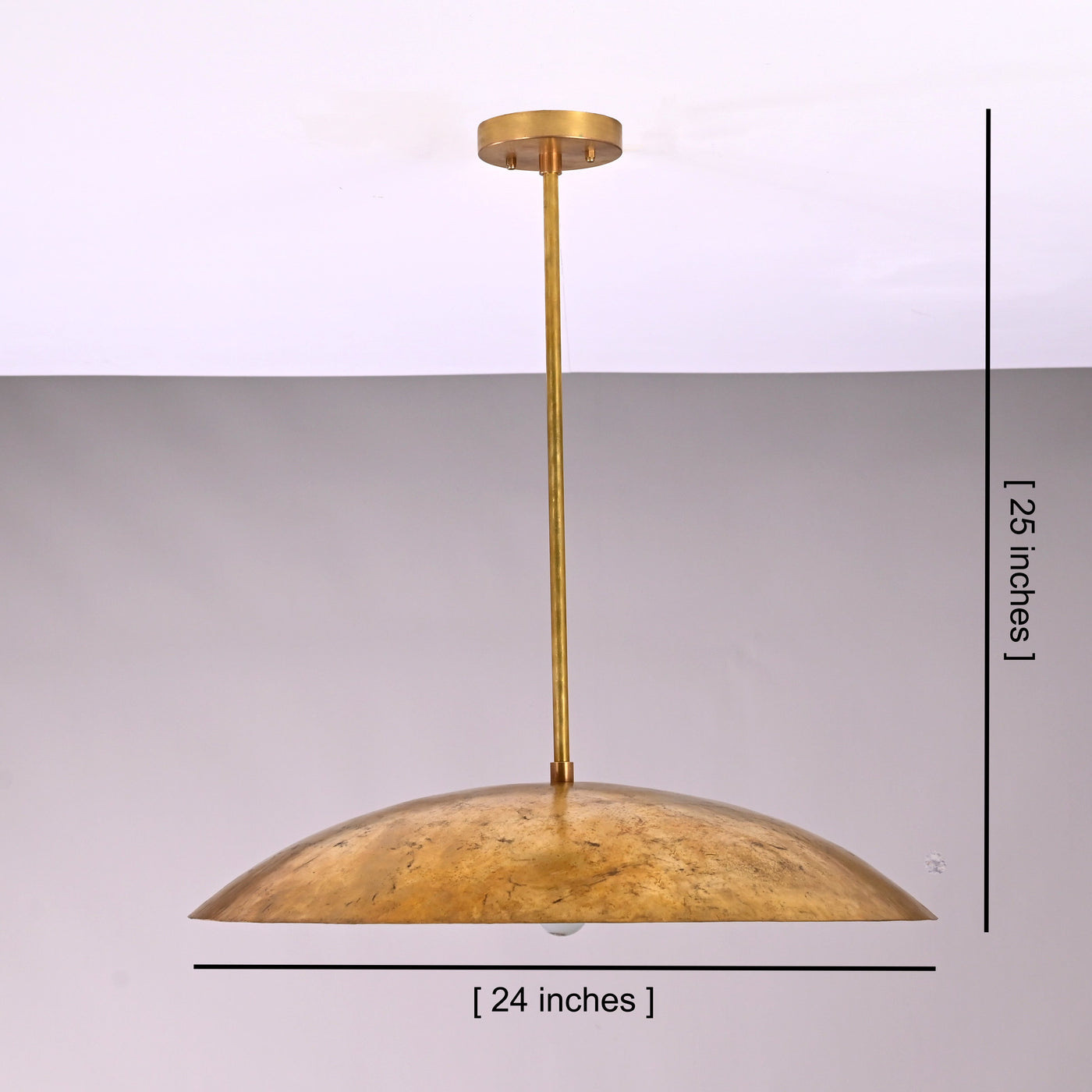 Rome Discus Mid-century Chandelier - 1 Light - 32408