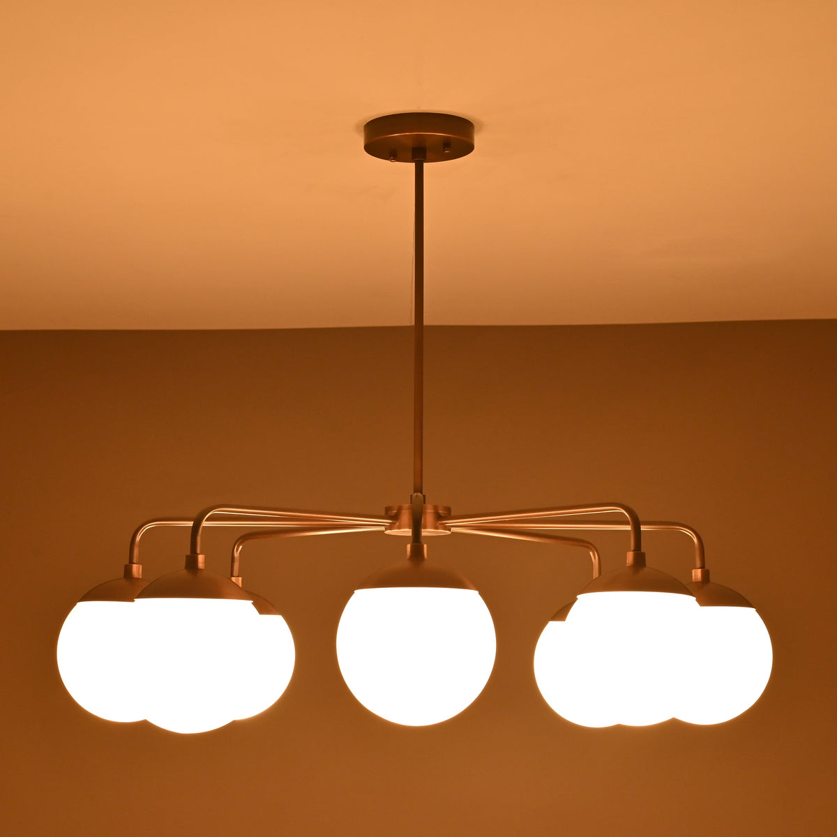 Havana Halo Mid-century Chandelier - 8 Lights - 32465