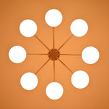 Havana Halo Mid-century Chandelier - 8 Lights - 32465