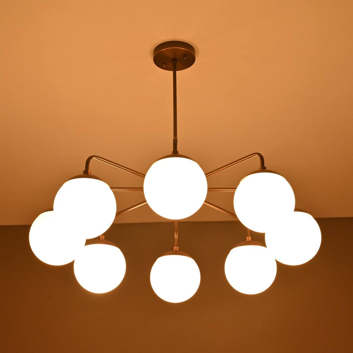 Havana Halo Mid-century Chandelier - 8 Lights - 32465