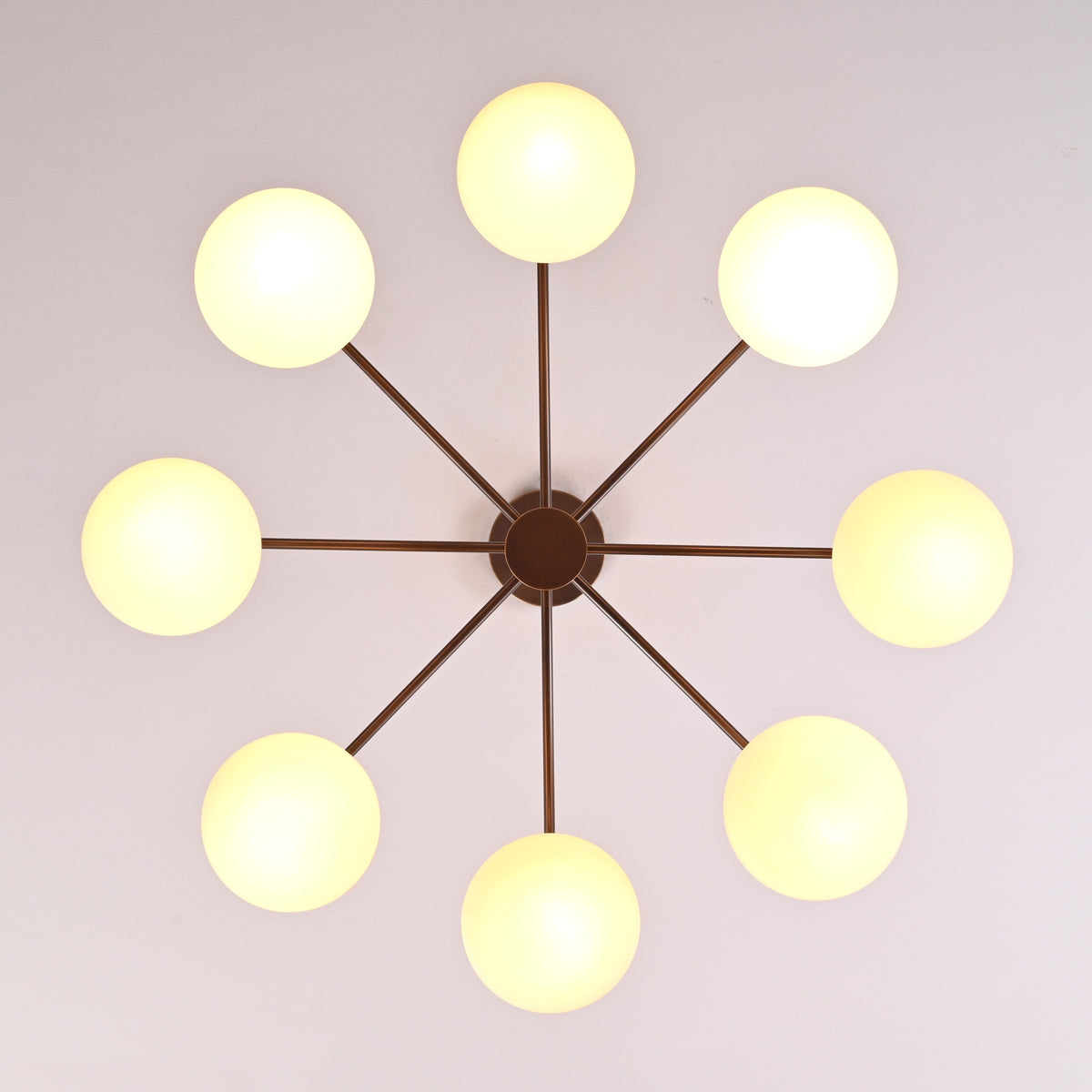Havana Halo Mid-century Chandelier - 8 Lights - 32465