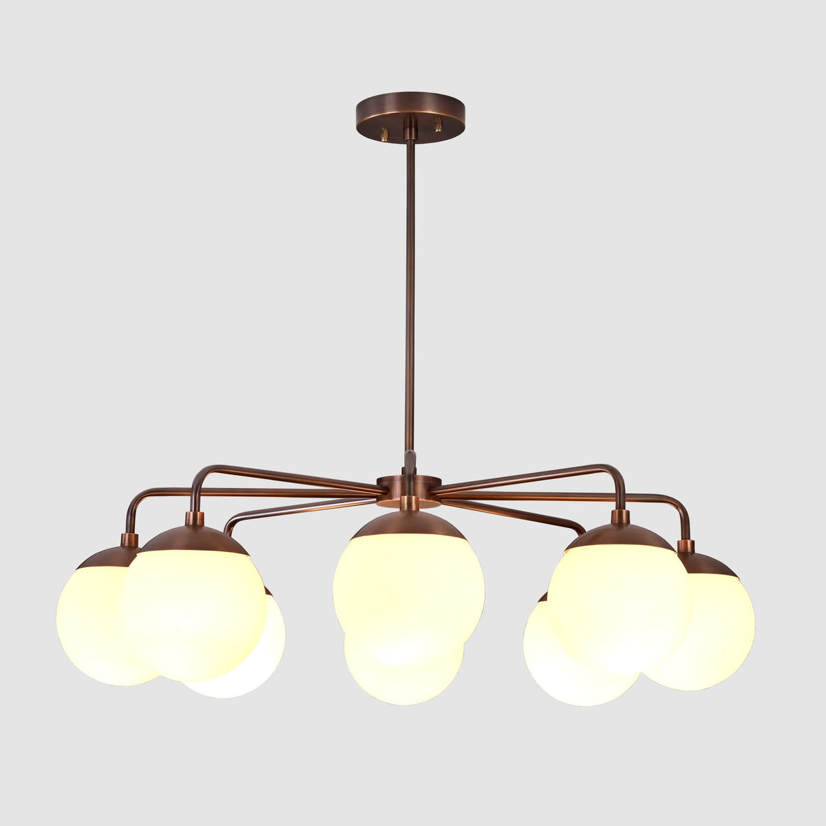 Havana Halo Mid-century Chandelier - 8 Lights - 32465