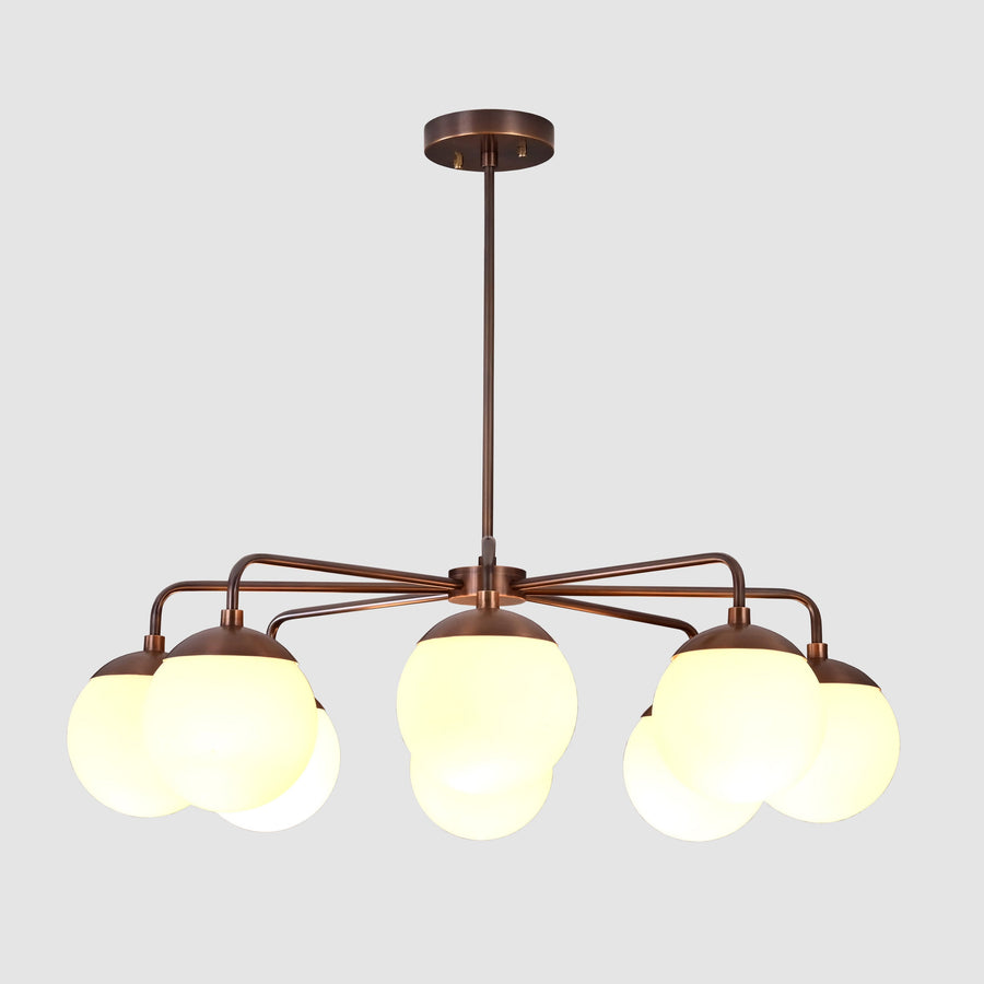 Havana Halo Mid-century Chandelier - 8 Lights - 32465