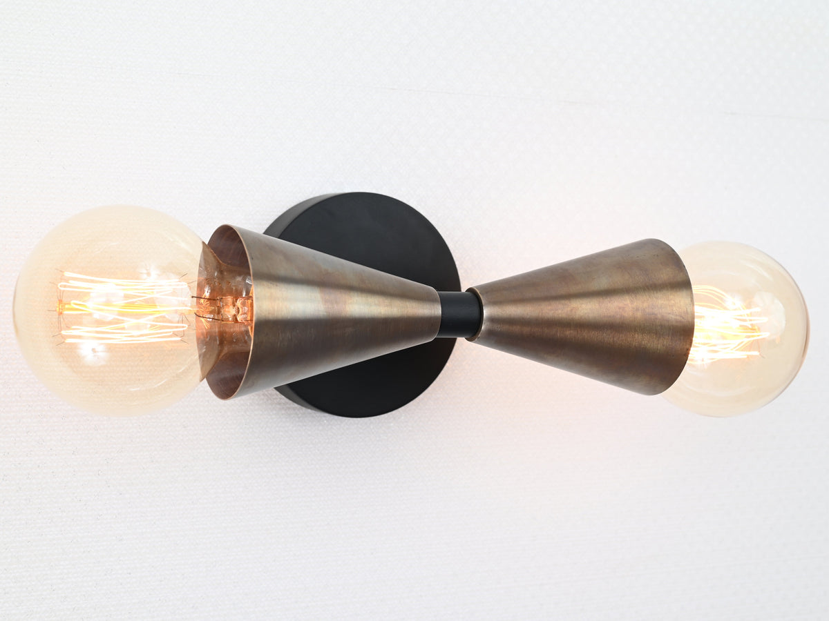 Milan Halo - Diabolo Wall Sconce - 8" - 32504