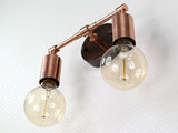 Milan Halo brass wall sconce front view