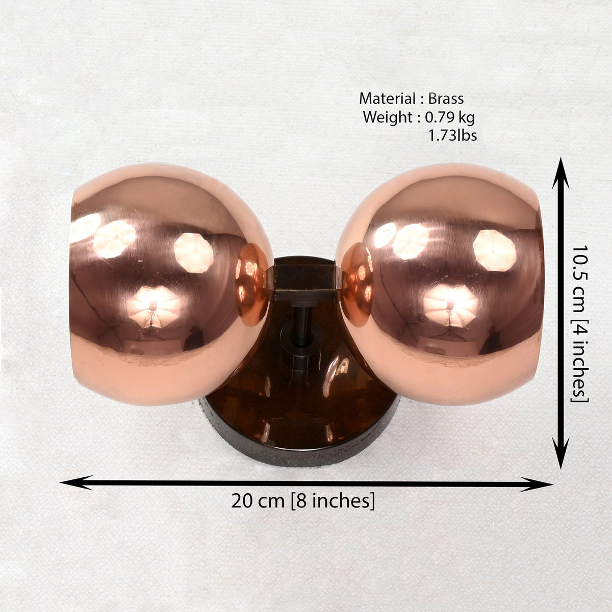 Vienna Aura - Globe Wall Sconce - 8" - 32537