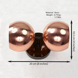 Vienna Aura - Globe Wall Sconce - 8" - 32537