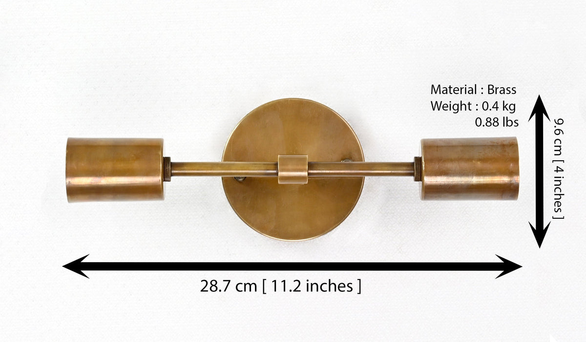 Milan Halo - Diabolo Wall Sconce - 11.2" - 32541