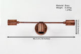 Berlin Axis - Barebulb Wall Sconce - 18" 32544