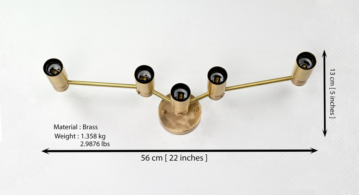 Berlin Axis - Barebulb Wall Sconce - 22" - 32547
