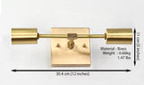 Milan Halo - Diabolo Wall Sconce -  12" - 32548
