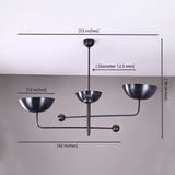Copenhagen Ortbital  -  Uplifting Pendant Chandelier - 3 Lights - 32252