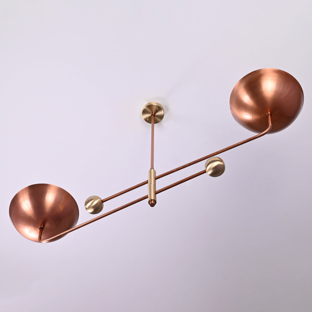 Havana Ortbital  -  Uplifting Brass Chandelier - 2 Lights - 32255