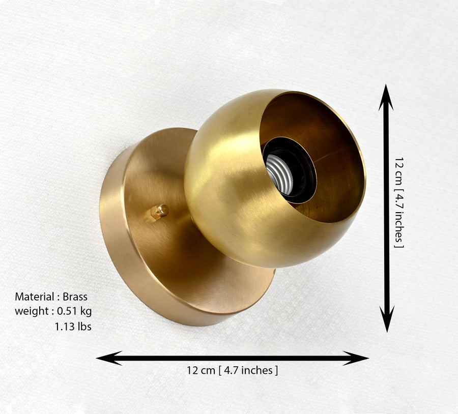 Vienna Aura - Globe Wall Sconce - 4.7" - 32556