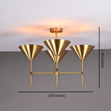 Paris Apex  -  Uplifting Ceiling Chandelier - 4 Lights - 32257