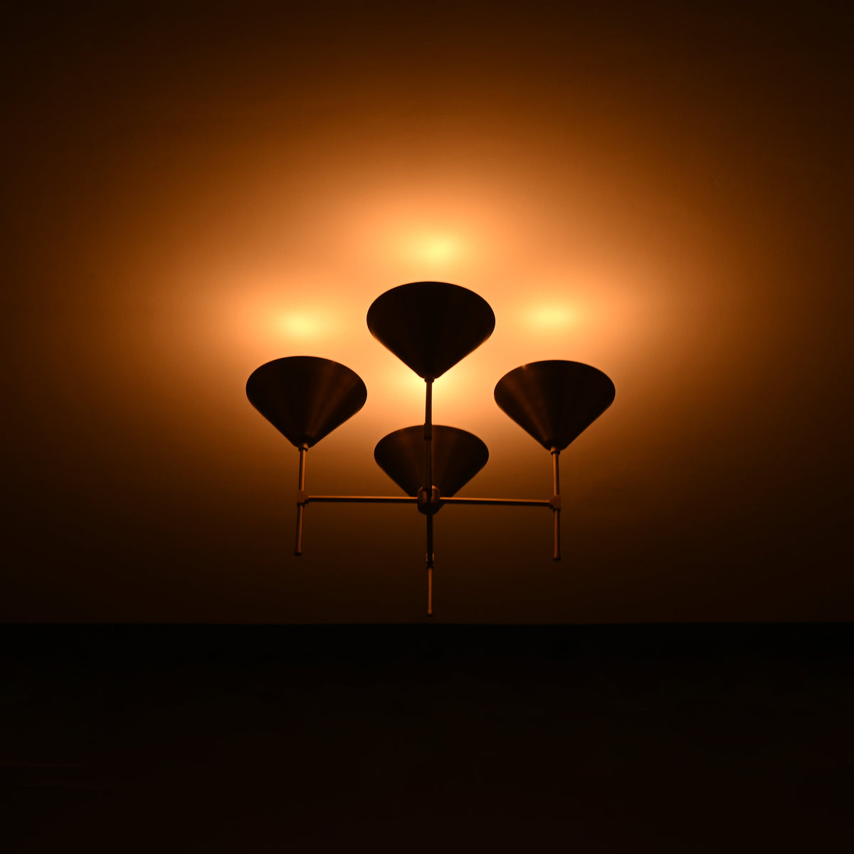 Paris Apex  -  Uplifting Ceiling Chandelier - 4 Lights - 32257