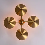 Paris Apex  -  Uplifting Ceiling Chandelier - 4 Lights - 32257