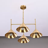 Lisbon Apex Mid-century Chandelier - 4 Lights - 32258