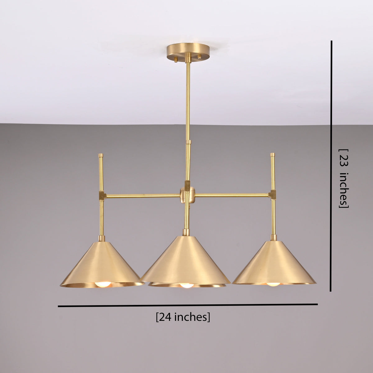 Lisbon Apex Mid-century Chandelier - 4 Lights - 32258