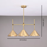 Lisbon Apex Mid-century Chandelier - 4 Lights - 32258
