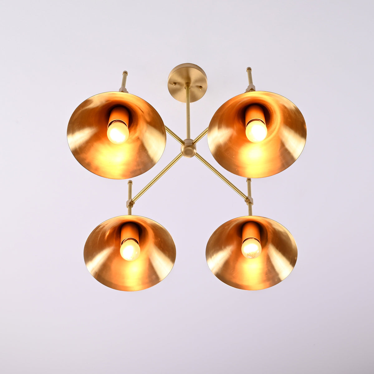 Lisbon Apex Mid-century Chandelier - 4 Lights - 32258
